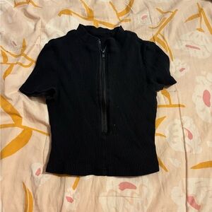 Crop Zip UP top